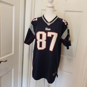 NFL Nike New England Patriots Jersey Size XL 18/20 Navy Gronkowski